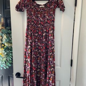 Natural Life Smocked Maxi